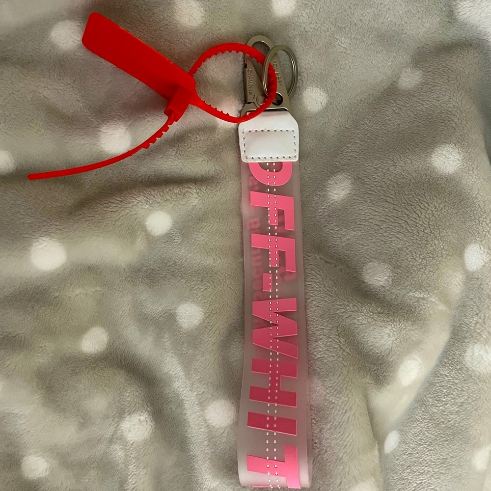 Off-White Pink Keychain